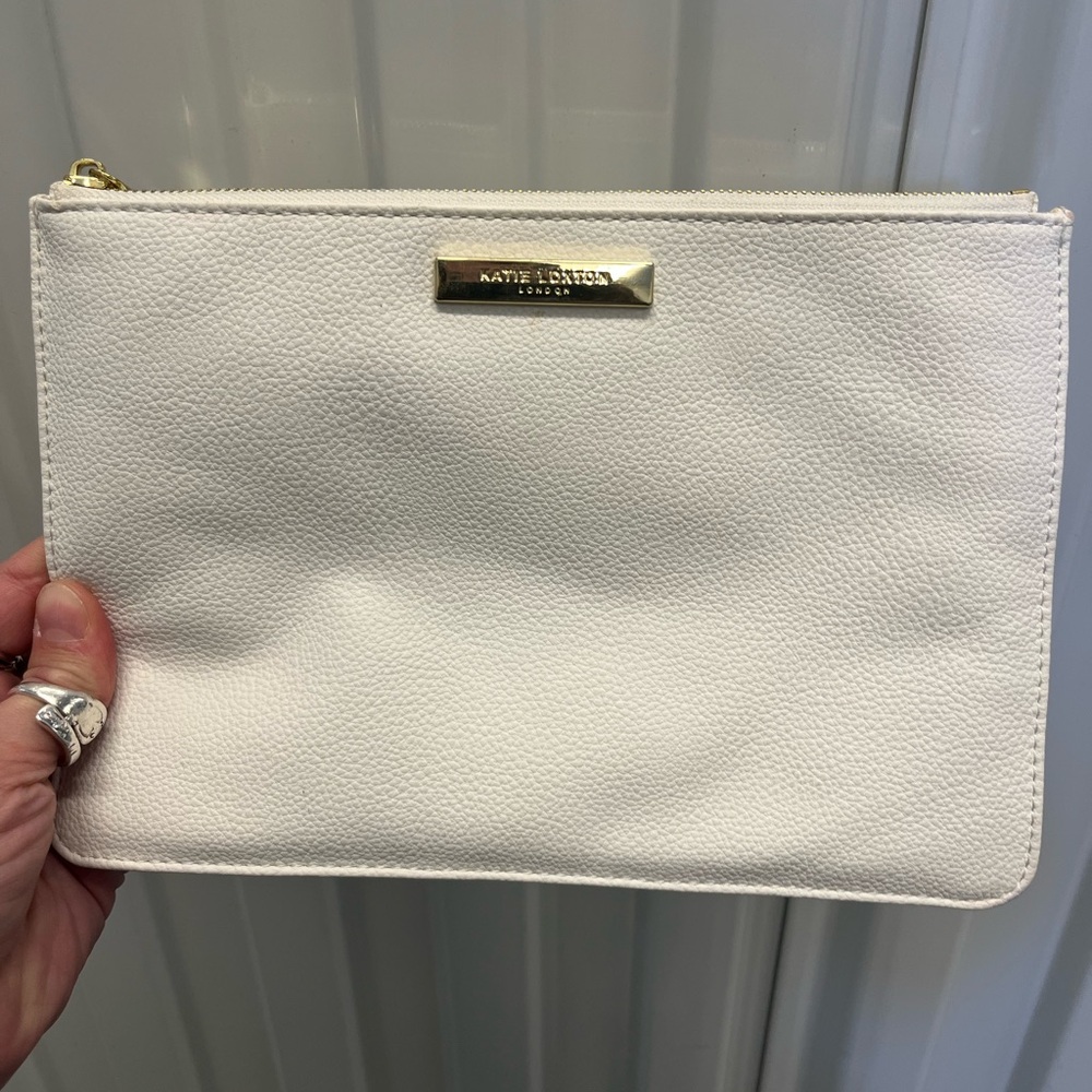 Kate Loxton London White Clutch